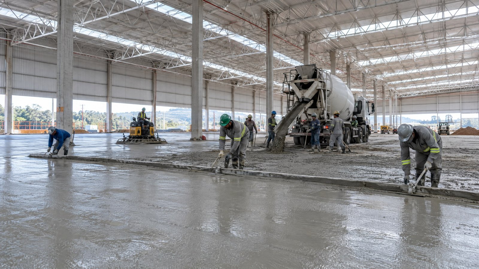 Imagem ilustrativa de piso de concreto